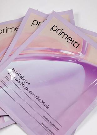 Гидрогелевая маска с ретинолом и витамином с primera reti-collagen ampoule mega-shot gel mask