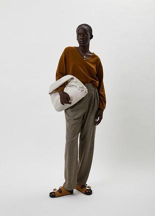 Massimo dutti нові штани зі зборочками 3