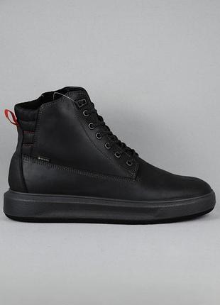 Fretz men95x gore-tex ботинки мужские кожаные непромокаемые демисезонные черные на платформе швейцария 42 р/27 см camper ecco mephisto