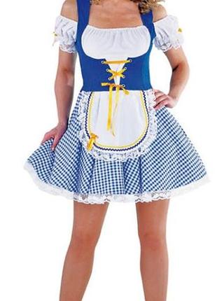 Баварский костюм платьевиндль на октоберфест (dorothy, алиса)