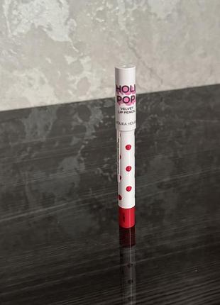 Помада для губ holika holika holi pop velvet lip pencil