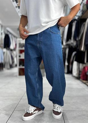 Стильные широкие джинсы baggy в синем цвете 🔝