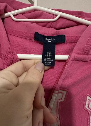 Кофта на молнії gap рожева 2