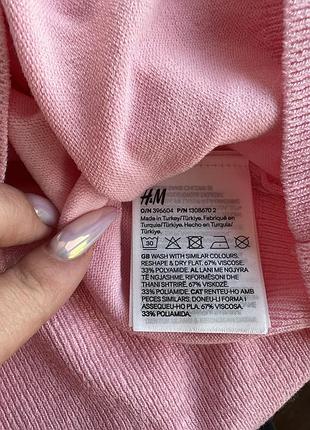 Поло жіноче h&m рожеве 5