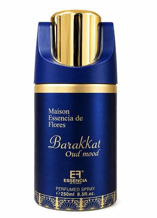 Essencia de flores barakkat oud mood парфумований дезодорант 250мл