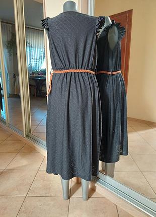 Шикарное с пояском платье 👗 рубашка прошва 2