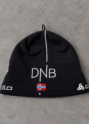 Спортивная флисовая шапка odlo - сборная норвегии из биатлона / лыжного спорта (norway ski team / dnb)