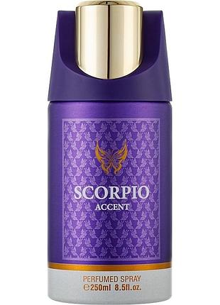 Essencia de flores scorpio accent жіночий дезодорант 250мл