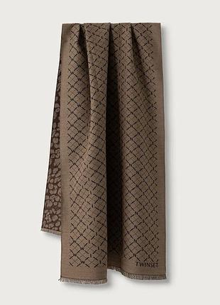 Urbanshop com ua twinsetшарф женский коричневый 262ta4300 размеры запитуйте