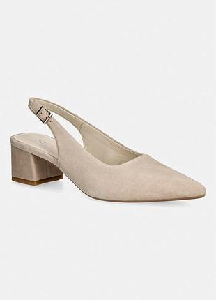 Urbanshop com ua vagabond shoemakersтуфлі-човники з відкритою п'ятою нубукові marta бежеві 5928-140-11 розміри запитуйте