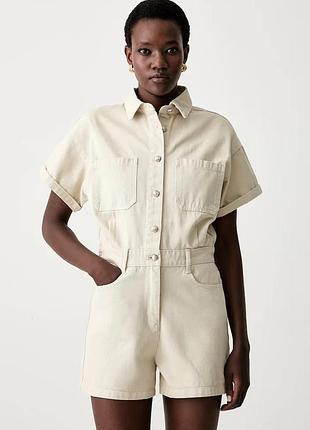 Urbanshop com ua morganкомбінезон жіночий джинсовий бежевий shibali розміри запитуйте