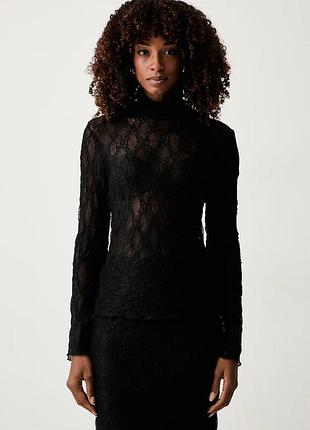 Urbanshop com ua twinsetблузка жіноча мереживна чорна 262li2nbb розміри запитуйте