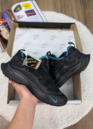 Чоловічі кросівки nike acg mountain fly low black gore-tex termo🖤