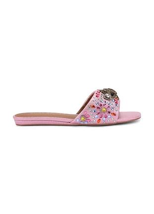 Urbanshop com ua kurt geiger londonшлепанцы женские kensington flat sandal розовые 8496157609 размеры запитуйте