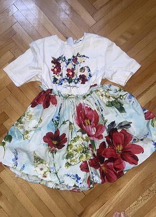 Комбинезон-ромпер dolce & gabbana kids renaissance garden, оригинал