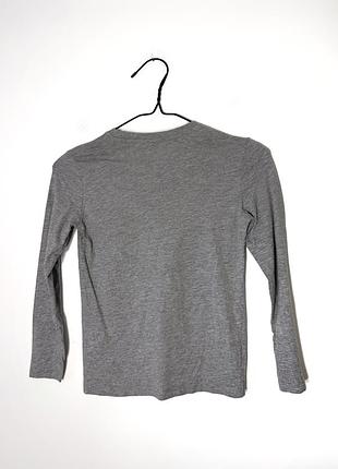 Серый детский лонгслив кофта lyle scott 3