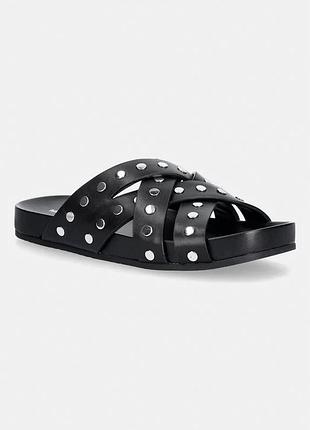 Urbanshop com ua michael michael korsшлепанцы женские кожаные irene flat sandal черные 40s5irfs5l.001 размеры запитуйте