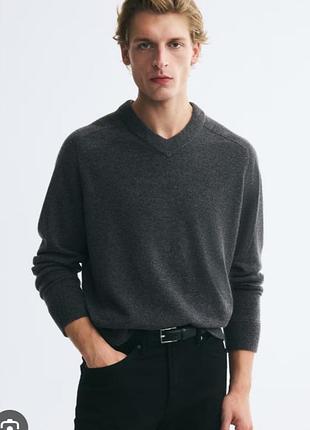 Вовняний пуловер h&m