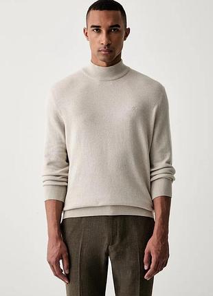 Urbanshop com ua marc o'poloсвитер мужской с добавлением шерсти бежевый 500011995 размеры запитуйте