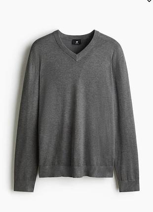Вовняний пуловер h&m 8