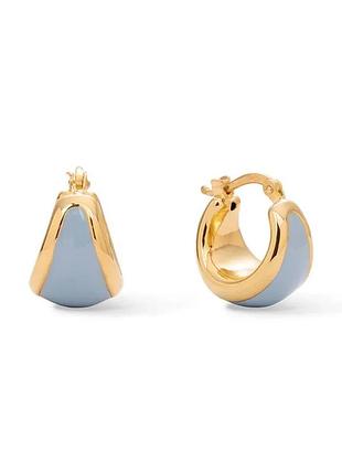Urbanshop com ua berriesсережки жіночі позолочені срібні з емаллью viva vintage blue ke010g розміри запитуйте