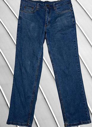Мужские джинсы cotton traders w32 eu 46ru 32 ua 46 прямые джинсовые брюки деним regular fit straight leg трубы прямые джинсы