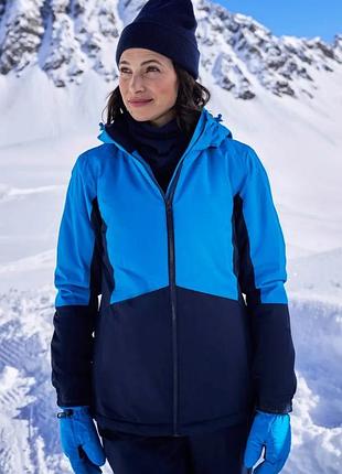 Жіноча гірськолижна куртка mountain warehouse snow, синьо-блакитна