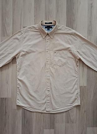 Мужская рубашка tommy hilfiger academy poplin 2