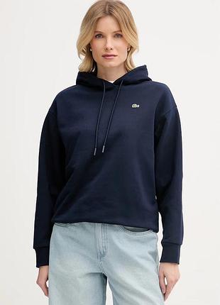Urbanshop com ua lacosteкофта з капюшоном жіноча бавовняна темно-синя sf7612 розміри запитуйте
