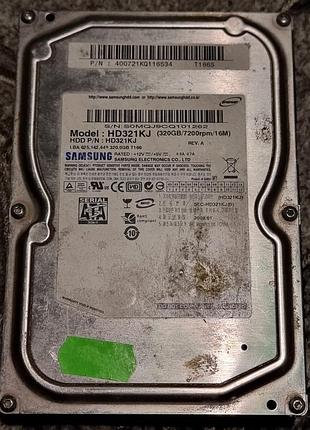100% hdd 3.5 320 гб samsung hd321kj 7200 59.6/60.7 жорсткий диск самсунг