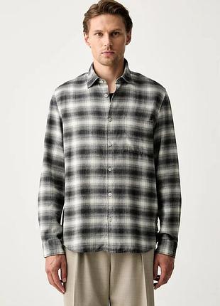 Urbanshop com ua marc o'poloсорочка чоловіча з бавовною темно-синя клітинка 5000011899 розміри запитуйте