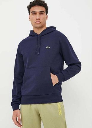 Urbanshop com ua lacosteкофта з капюшоном бавовняна темно-синя sh9623 розміри запитуйте