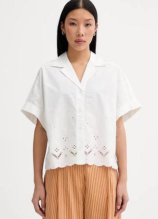 Urbanshop com ua marc o'poloсорочка жіноча бавовняна біла однотонна 5000010103 розміри запитуйте