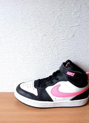 Кросівки хайтопи nike court borough mid 33 р. устілка 21 см