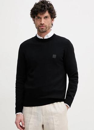 Urbanshop com ua boss orangeсветр чоловічий з бавовною kanovano_s чорний 50527583 розміри запитуйте