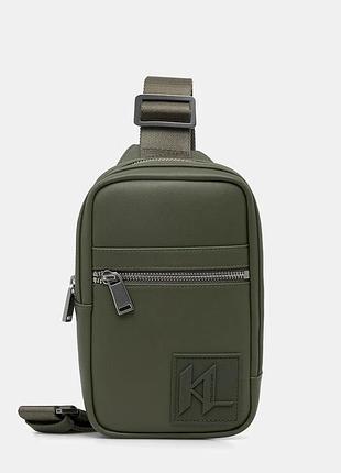 Urbanshop com ua karl lagerfeldсумка на плече чоловіча зелена b2m30187 розміри запитуйте