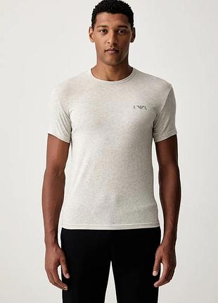 Urbanshop com ua emporio armani underwearфутболка lounge чоловіча бавовняна з еластаном чорна em001849.af25018 розміри запитуйте