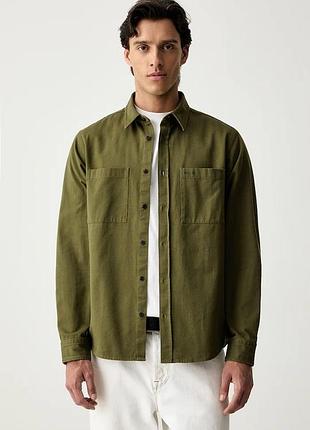 Urbanshop com ua hugoсорочка мужская хлопковая egrin зеленая однотонная 50566885 размеры запитуйте