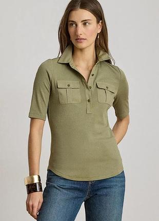 Urbanshop com ua lauren ralph lauren поло женское с хлопком зеленое 200p13906 размеры запитуйте