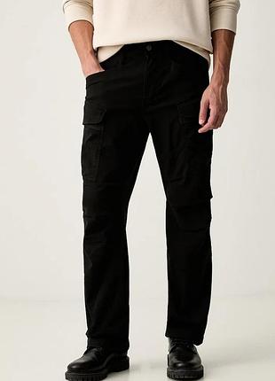 Urbanshop com ua g-starштани cargo чоловічі бавовняні з еластаном 3d regular straight cargo чорні regular waist d26950-e043