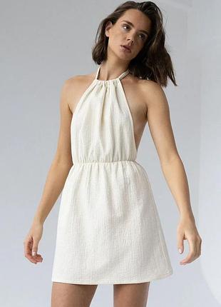 Urbanshop com ua muuv.muuv платье halter хлопковое maha желтое однотонное размеры запитуйте