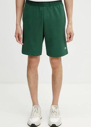Urbanshop com ua lacosteтрикотажные шорты мужские хлопковые зеленые regular waist gh9860 размеры запитуйте