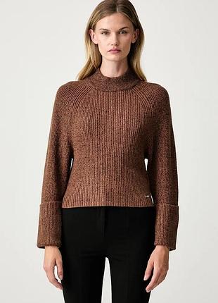 Urbanshop com ua dknyсвитер женский с вискозой коричневый dj6r0820 размеры запитуйте