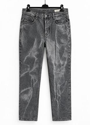 Джинсы allsaints dean acid wash (w32) / серые вываренные джинсы allsaints
