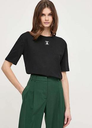 Urbanshop com ua patrizia pepeфутболка жіноча бавовняна чорна 8m1612 j089 розміри запитуйте