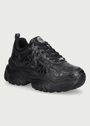 Urbanshop com ua buffalobliss star кроссовки женские черные на платформе 16136-blk размеры запитуйте