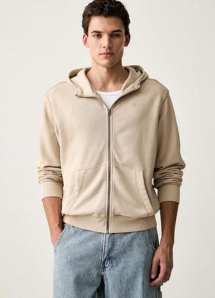 Urbanshop com ua g-starкофта на застежке мужская хлопковая unit washed full zip hdd бежевая d30718-d969 размеры запитуйте