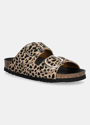 Urbanshop com ua schollшкіряні шльопанці scholl noelle жіночі колір коричневий f300671850 розміри запитуйте