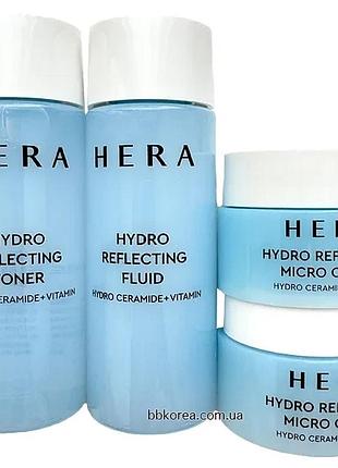 Мини-набор новой увлажняющей линии hera hera hydro reflecting simple kit