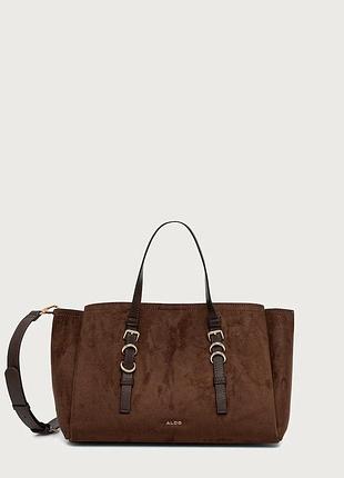 Urbanshop com ua aldoсумка кросс-боди женская по имитации замши meleah коричневая 14143605 размеры запитуйте